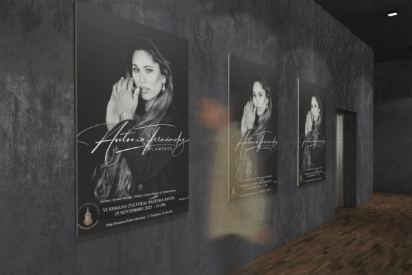 Cartel Antonia Fernández - Peña Flamenca Torres Macarena
