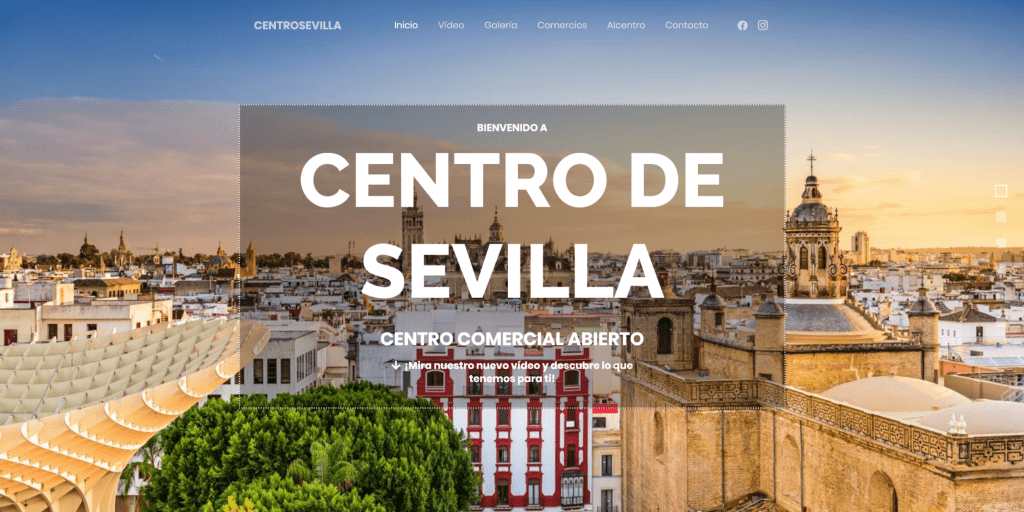 Centro de Sevilla | Diseño web