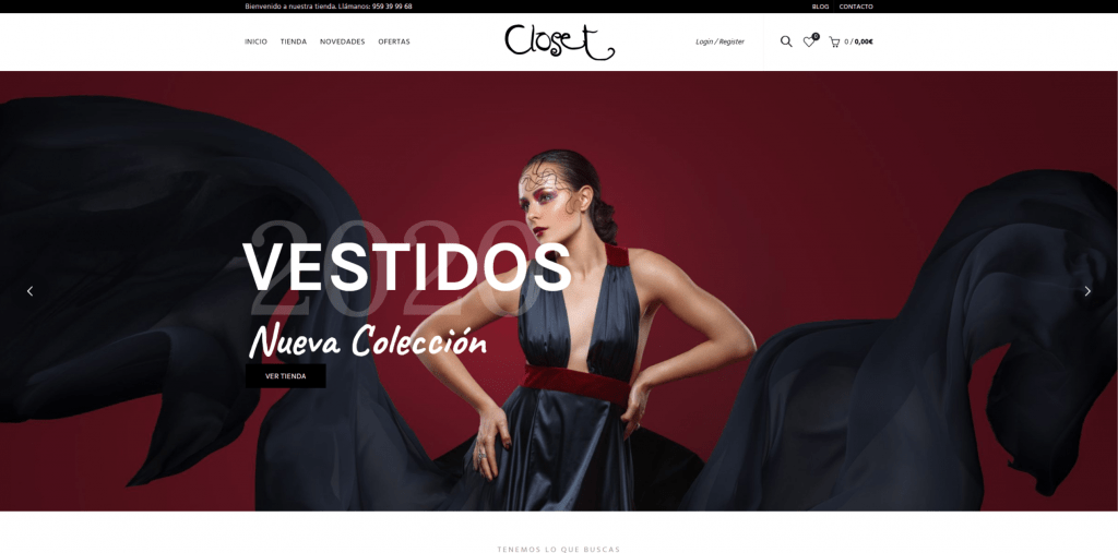 Closet Online | Diseño de tienda online | Gráfica Estudio Creativo
