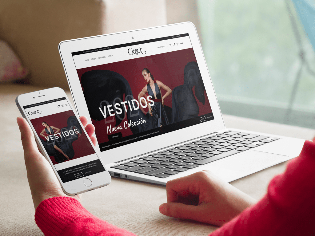 Closet Online | Diseño de tienda online | Gráfica Estudio Creativo