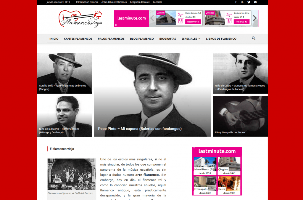 Flamenco Viejo | Diseño web