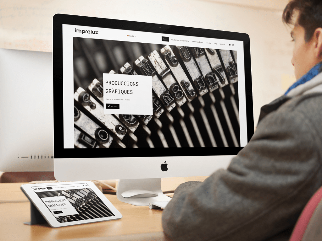 Imprelux - Producciones gráficas | Diseño web
