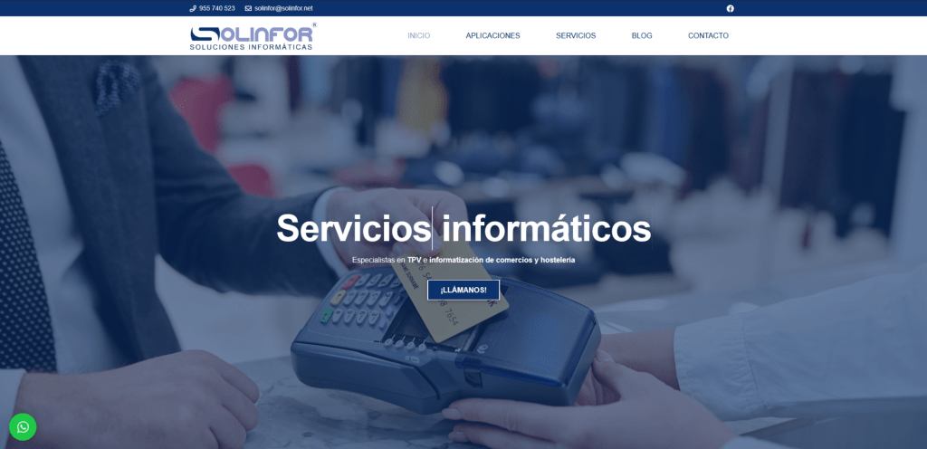 Solinfor - Soluciones informáticas | Diseño web en Sevilla