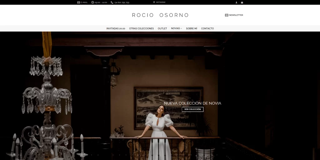 Rocío Osorno - Diseñadora de moda - Influencer | Diseño web en Sevilla