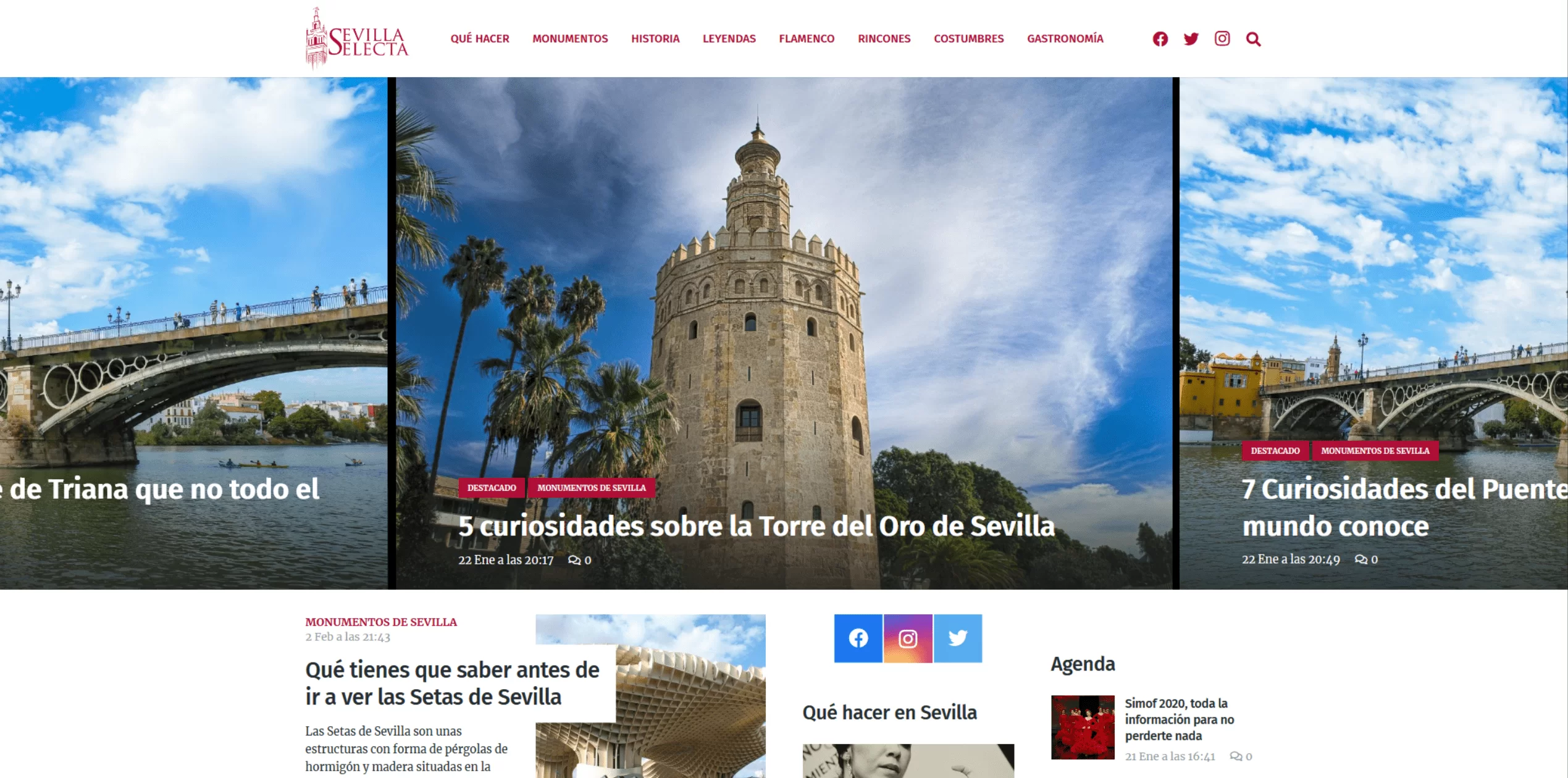 Sevilla Selecta | Diseño de revista digital