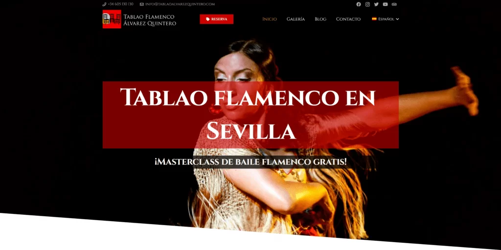 Tablao flamenco en Sevilla | Tablao Flamenco Álvarez Quintero