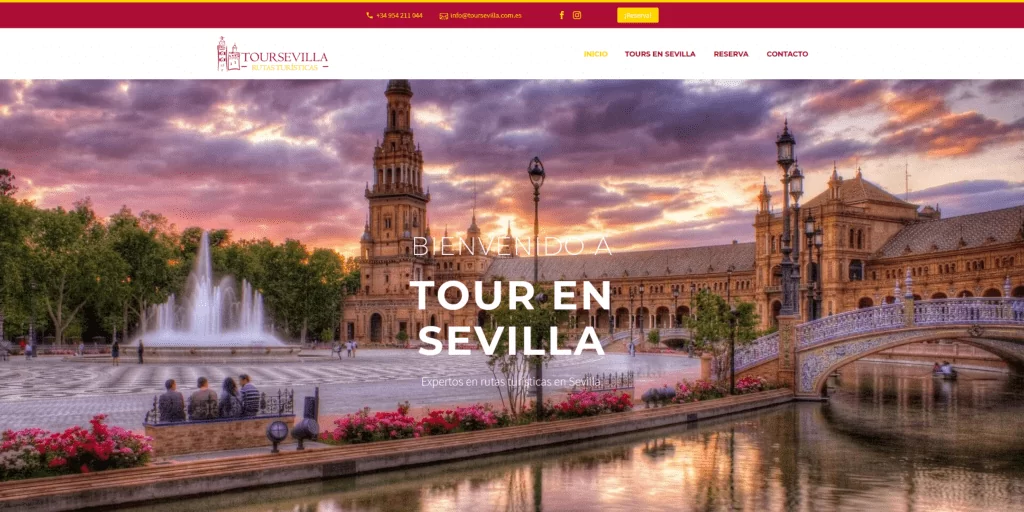 Tours en Sevilla | Rutas turísticas en Sevilla | Diseño web